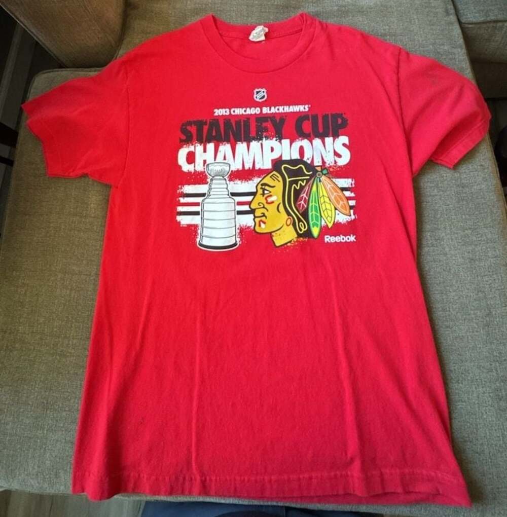Alstyle Chicago Blackhawks 2013 Stanley Cup Champions Roster T-Shirt